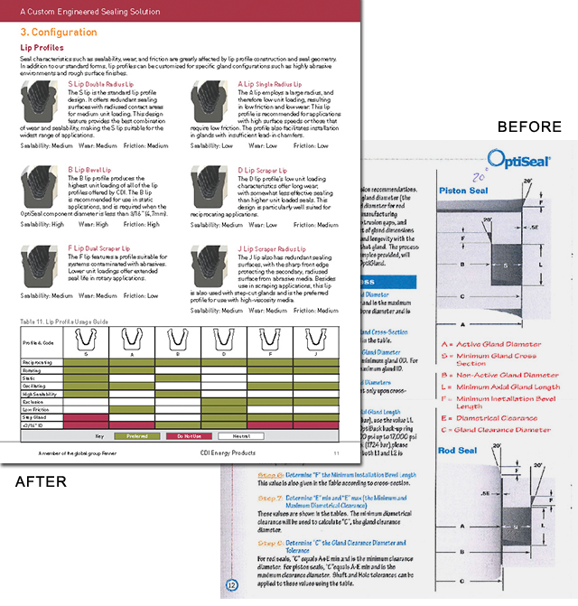OptiSeal Brochure Before and After
