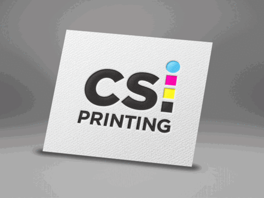 CSI Printing branding animation