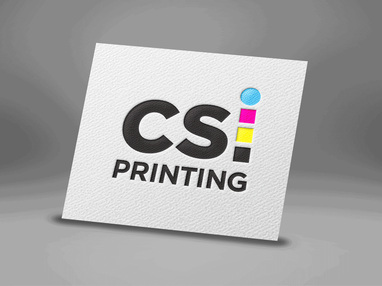 CSI Printing branding animation