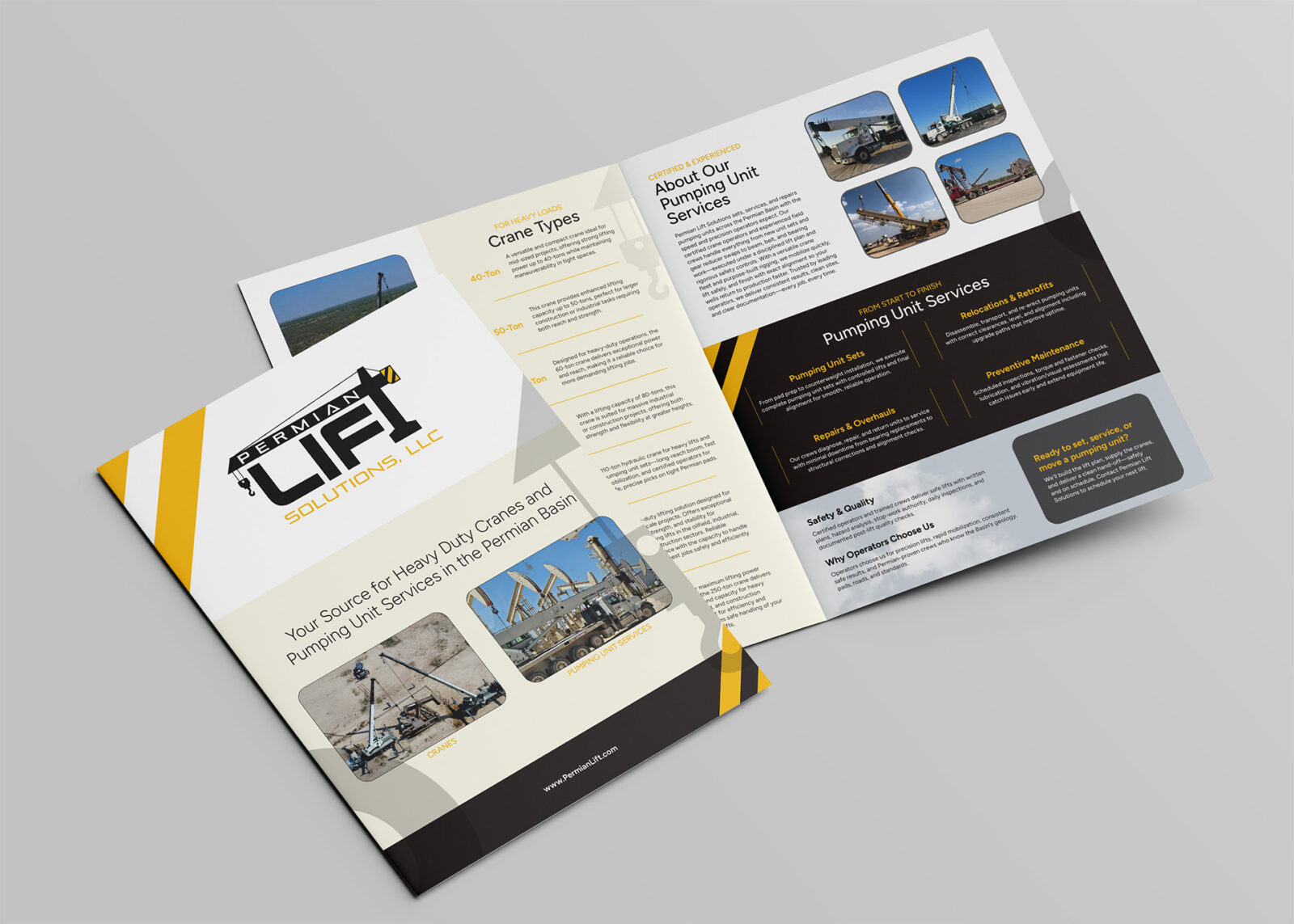 Permian Lift Brochure Design